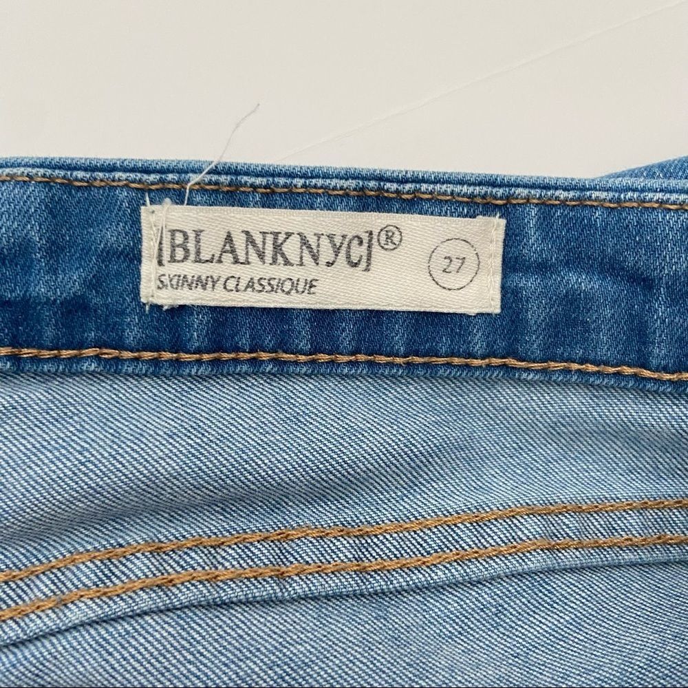 Blank NYC Classique Skinny distressed jeans 27 - Picture 4 of 11